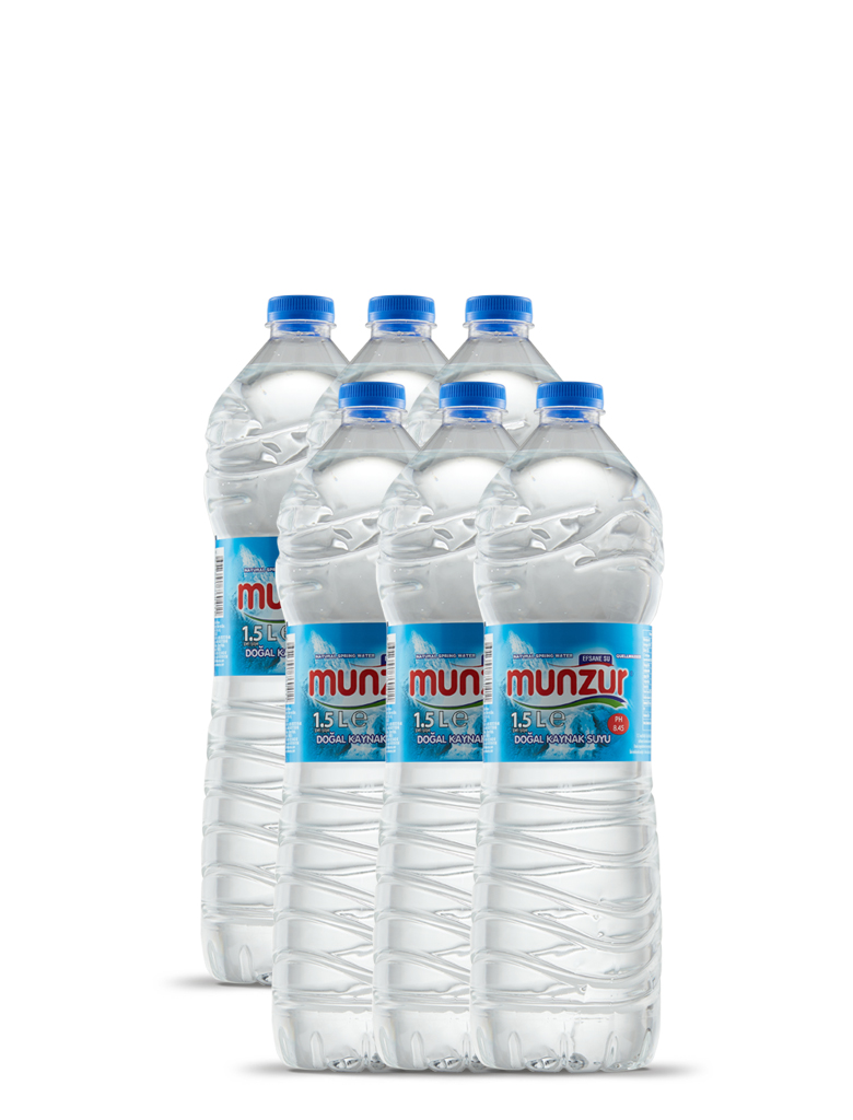 MUNZUR 1.5L PET ŞİŞE SU 12 ADET