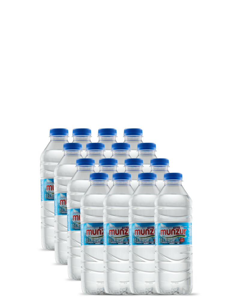 MUNZUR 500ML PET ŞİŞE SU 24 ADET